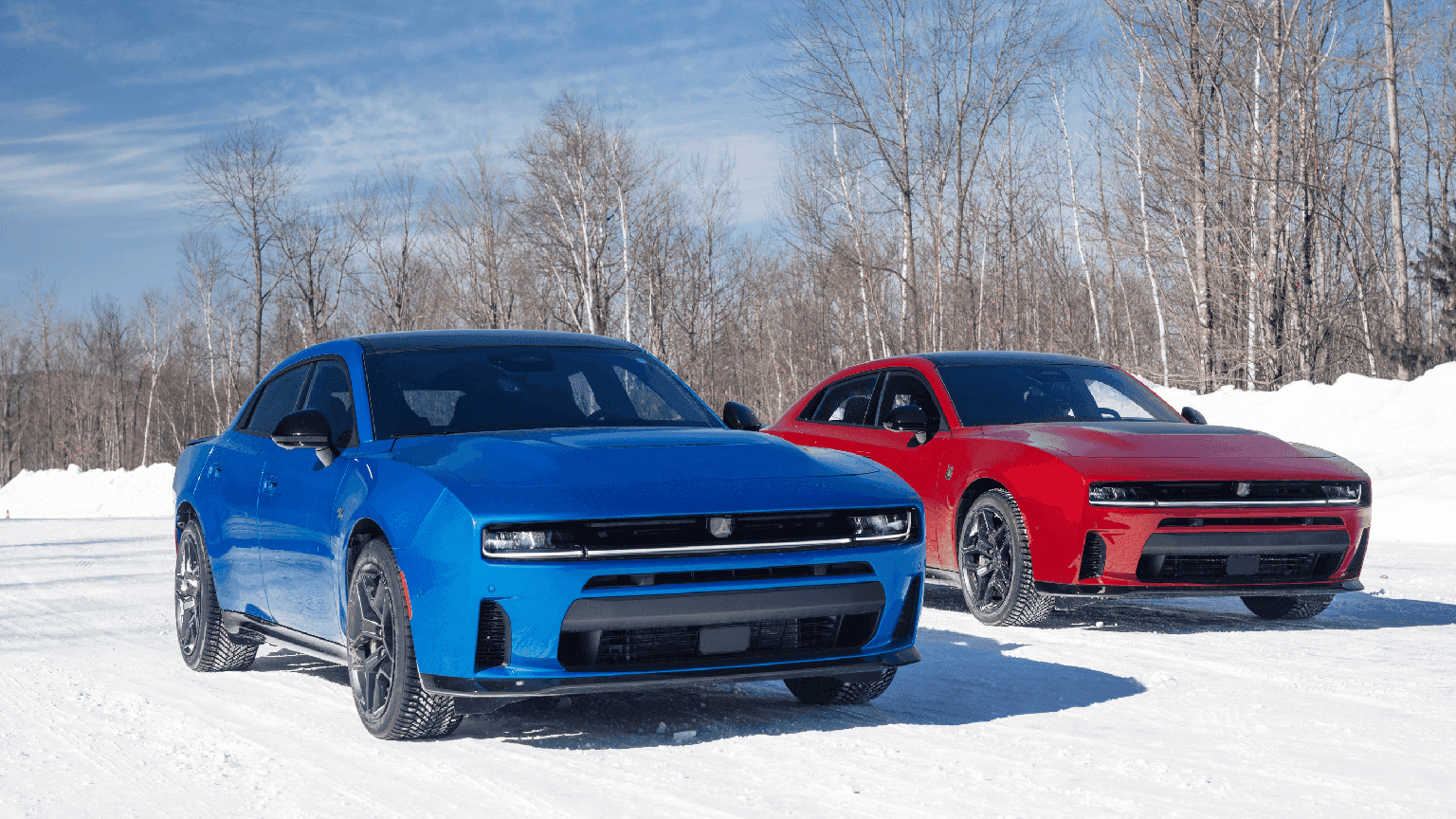 2026 Dodge Charger shown from the side at street level.