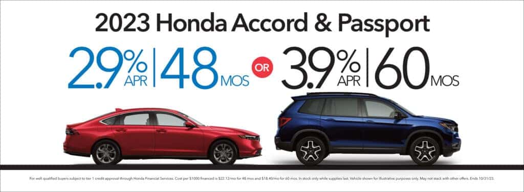 2023 Accord & Passport