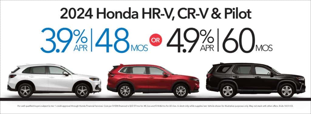 2024  HR-V, CR-V & Pilot