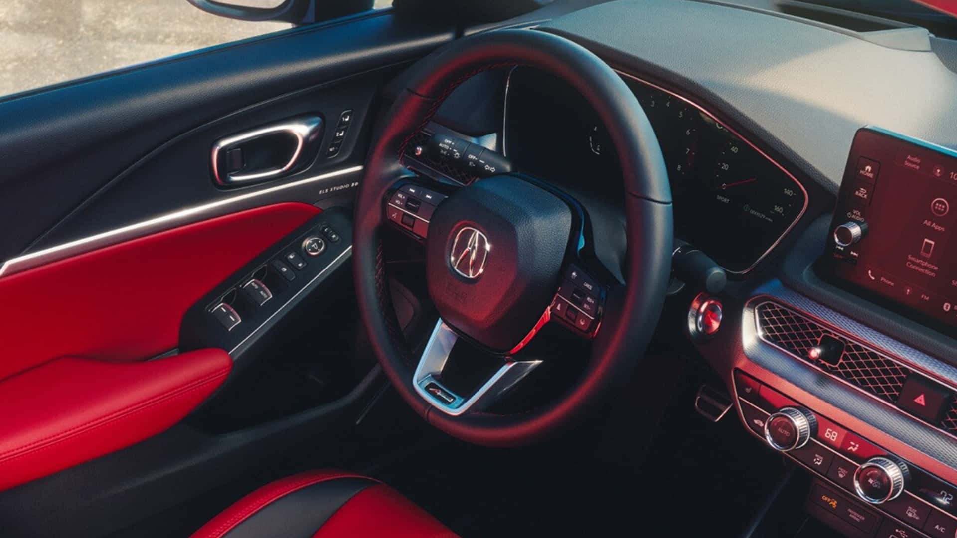View of 2026 Acura Integra Steering Wheel