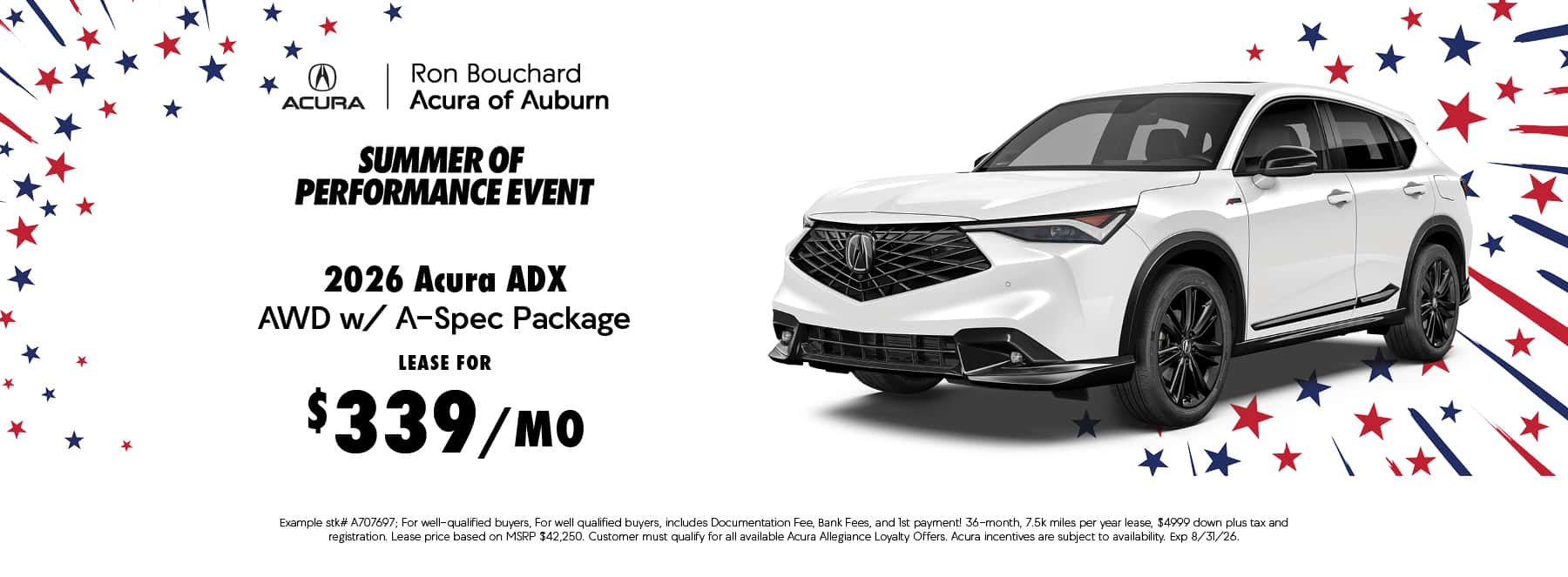 2026 Acura ADX AWD w/ A-Spec Package