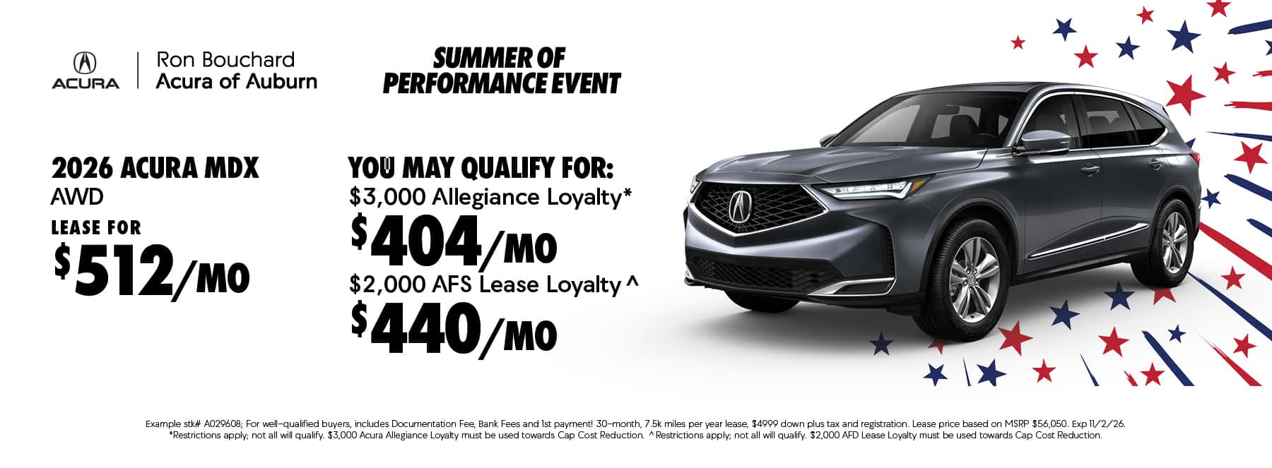 2026 Acura MDX AWD
