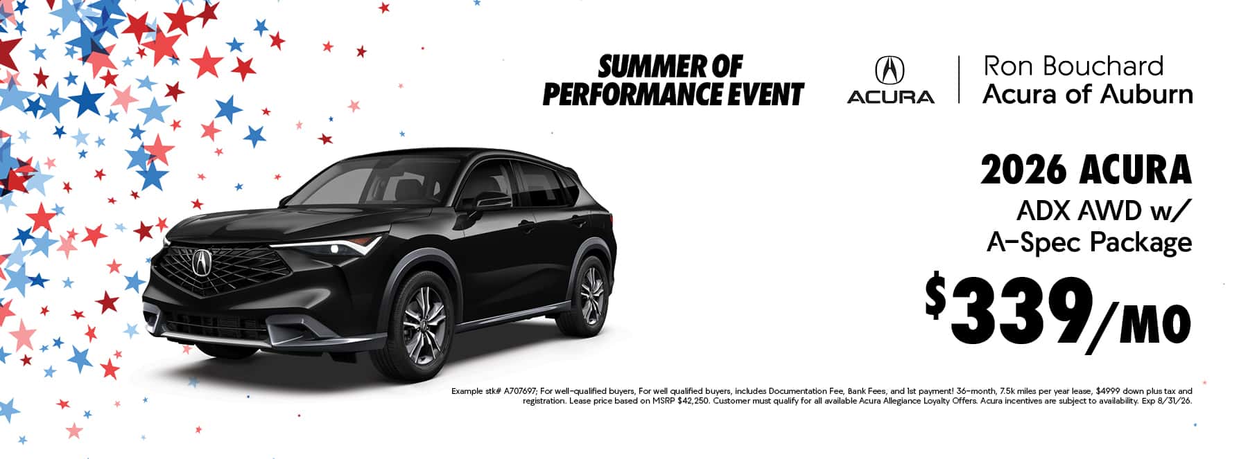 Acura ADX July Offer