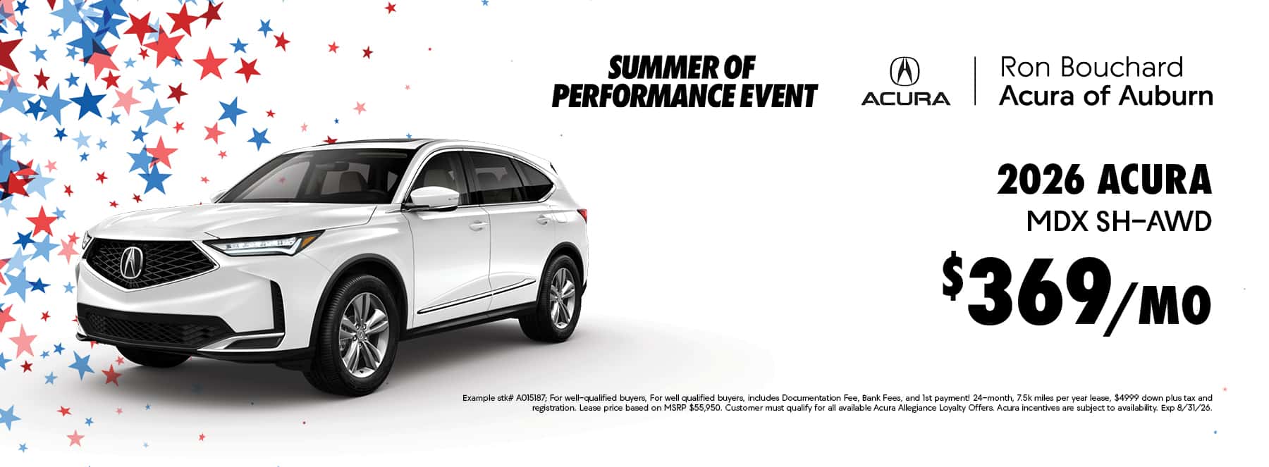 Acura MDX July Offer