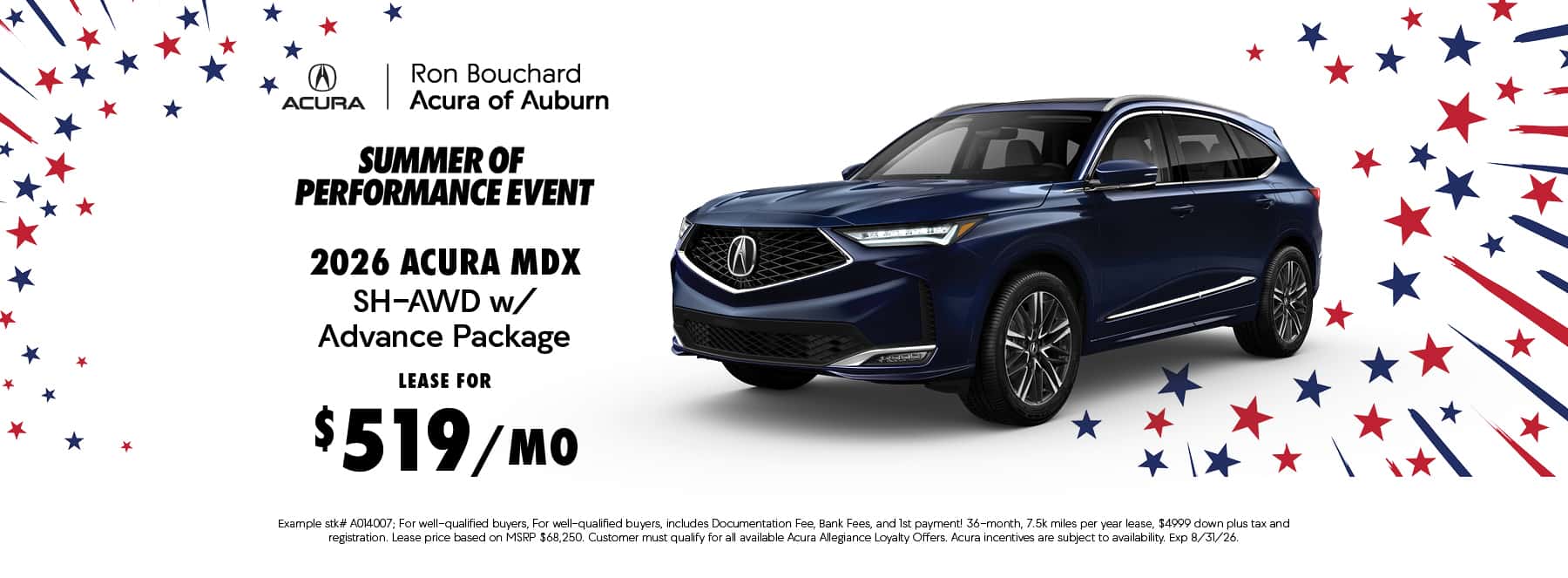 2026 Acura MDX SH-AWD w/ Advance Package