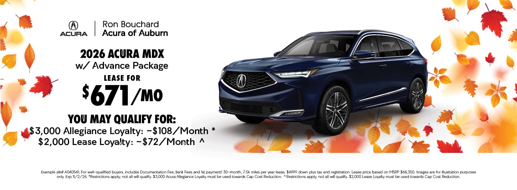 2026 Acura MDX w/ Advance Package