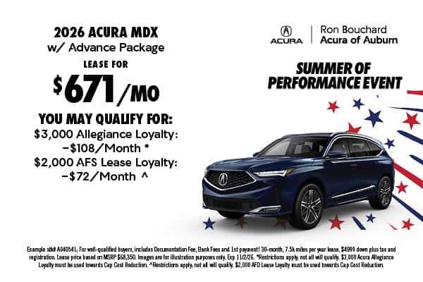 2026 Acura MDX w/ Advance Package  