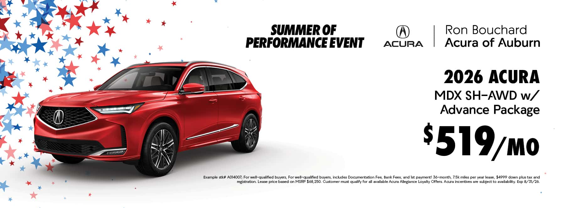 2026 Acura MDX Advanced Package