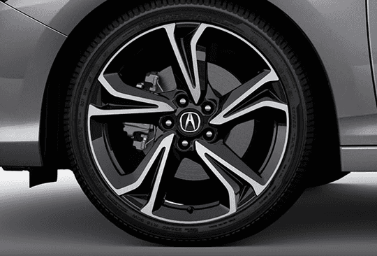 2026 Acura Integra 19-inch Glint Black Machine-Finish Accessory wheel