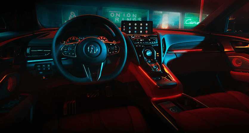 2026 Acura RDX Iconic Drive ambient cabin lighting