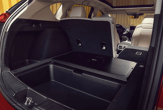 2026 Acura RDX 60/40-split rear seats partially folded