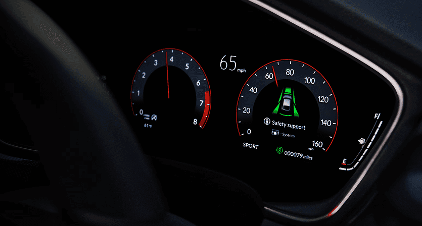 2026 Acura Integra 10.2-inch digital instrument cluster