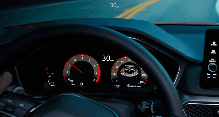 2026 Acura Integra windshield Head-Up Display