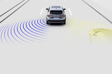 Blind Spot Information System illustration