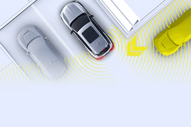 Rear Cross Traffic Monitor illustration