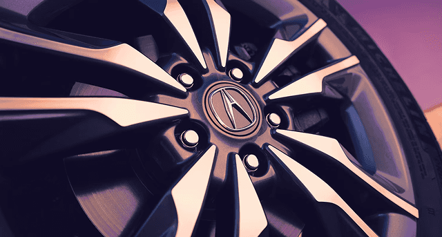 2026 Acura ADX machine-finish alloy wheel close-up