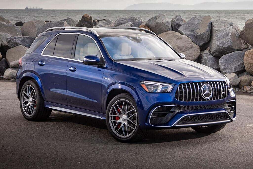 A Deep, Serene Blue 2021 Mercedes Benz GLE Class