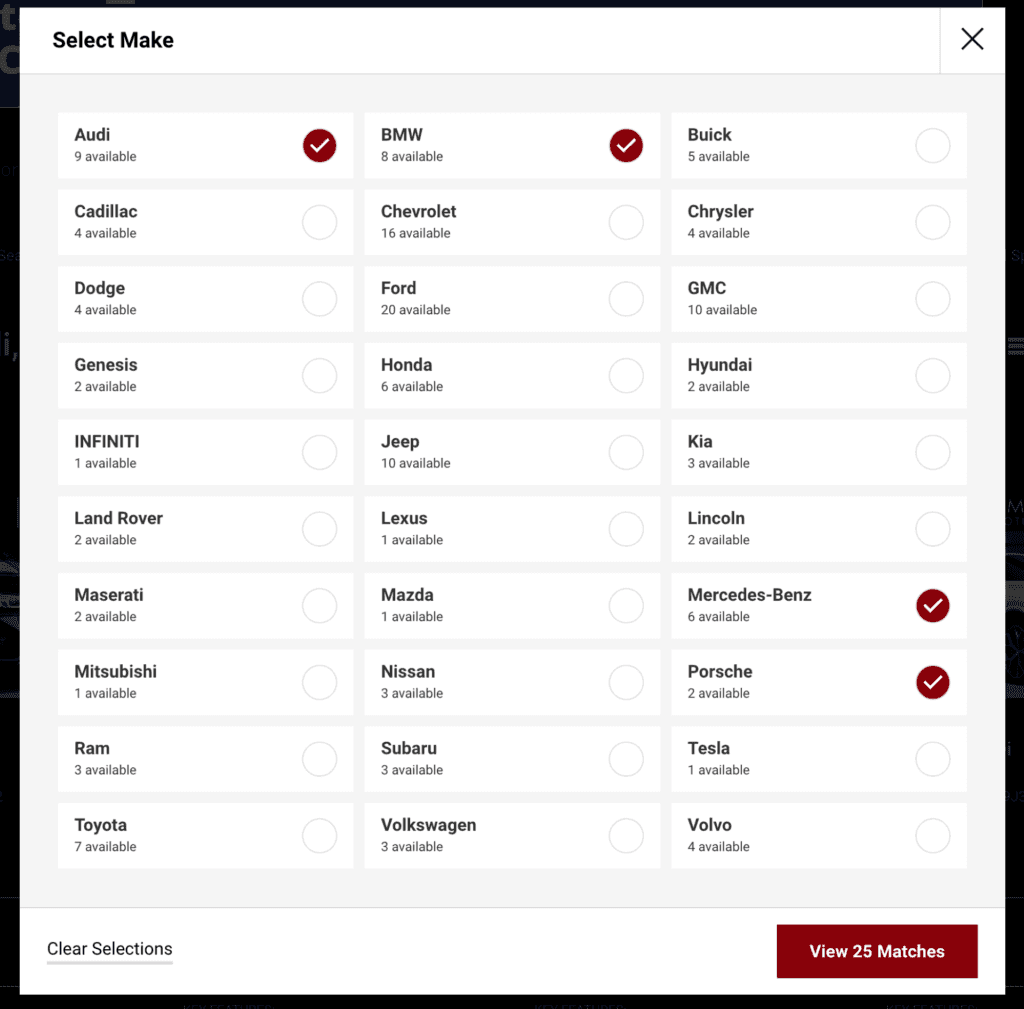 The Inventory Of Alderman Auto's Available Cars, From Luxurious Brands For Affordable Prices