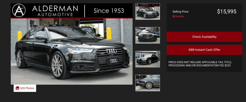 An Inexpensive Inventory Sample From Alderman Auto's Many Affordable Car Models