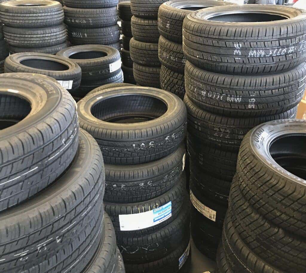 Available tire stock at Alderman Automotive