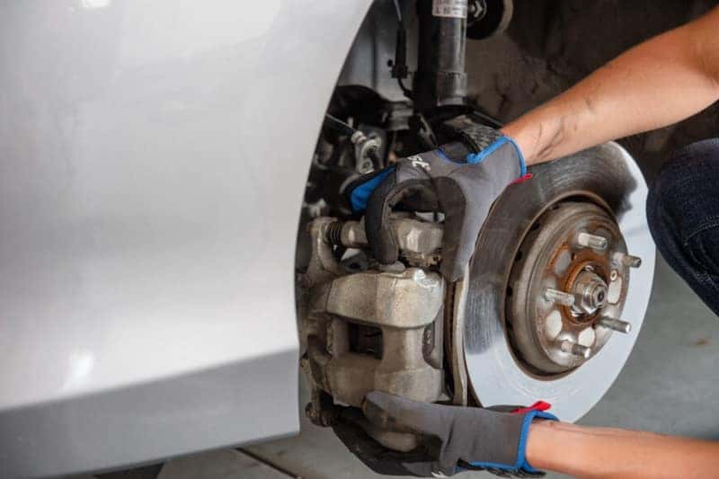 Removing Brake Caliper - Brake Maintenance