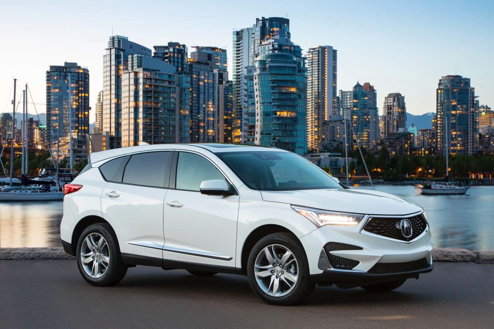 The Gorgeous 2019 Acura RDX In Front of A Cityscape, Shimmering With Affordability And Luxury