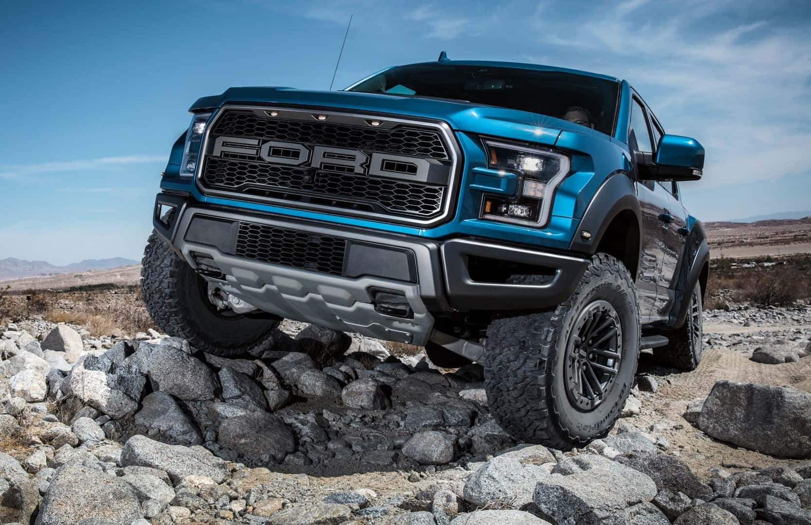 The Ford F-150 Raptor, Trekking Through Rocky Terrain Gloriously