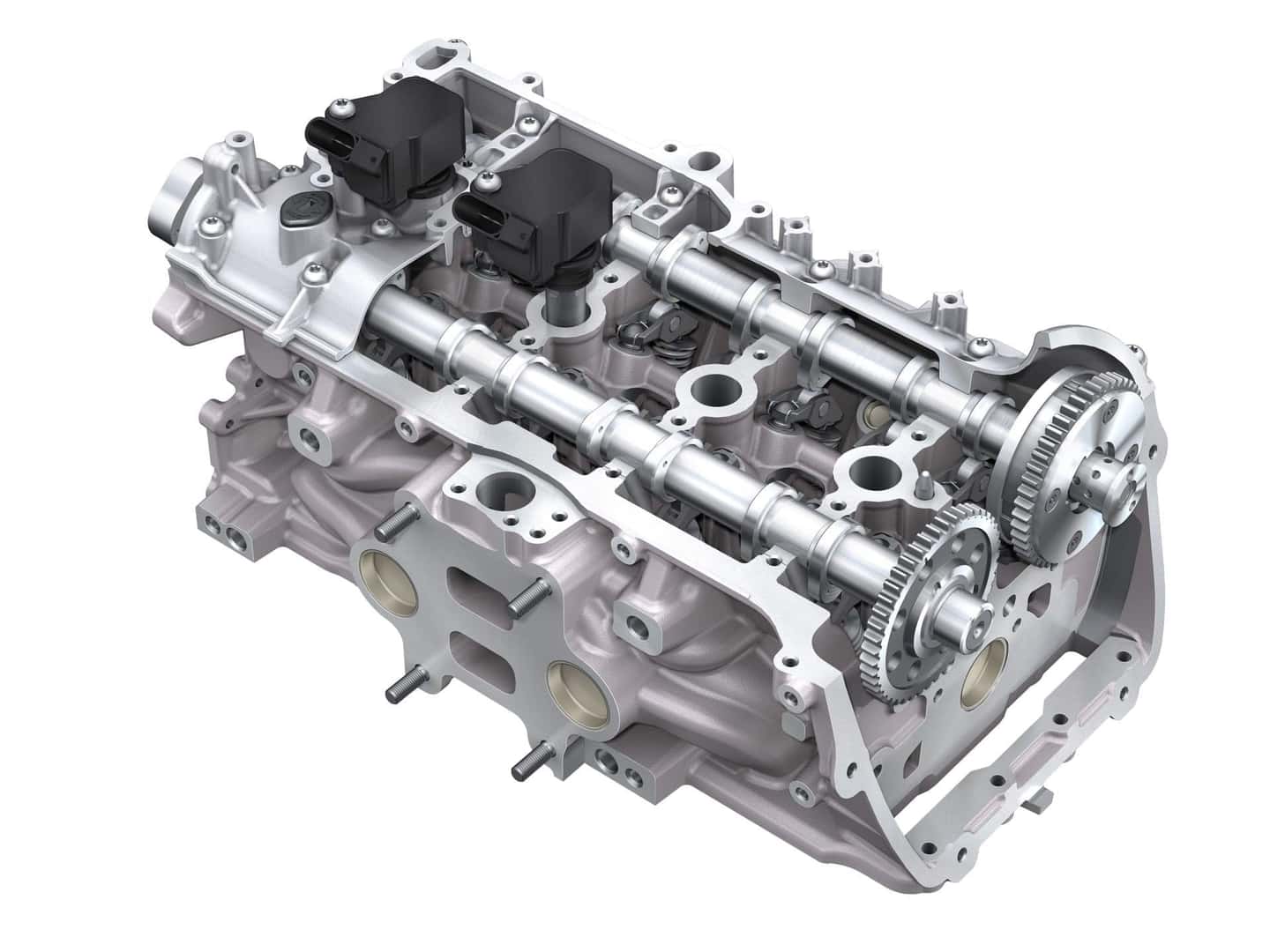 A Large, Majestic Cylinder Head From A Vehicle
