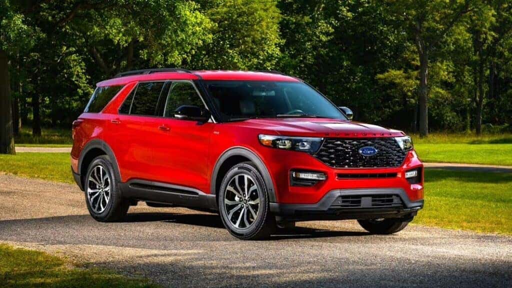Used Ford Explorer ST Line Front Side View