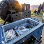 Tailgating with a portable refrigerator