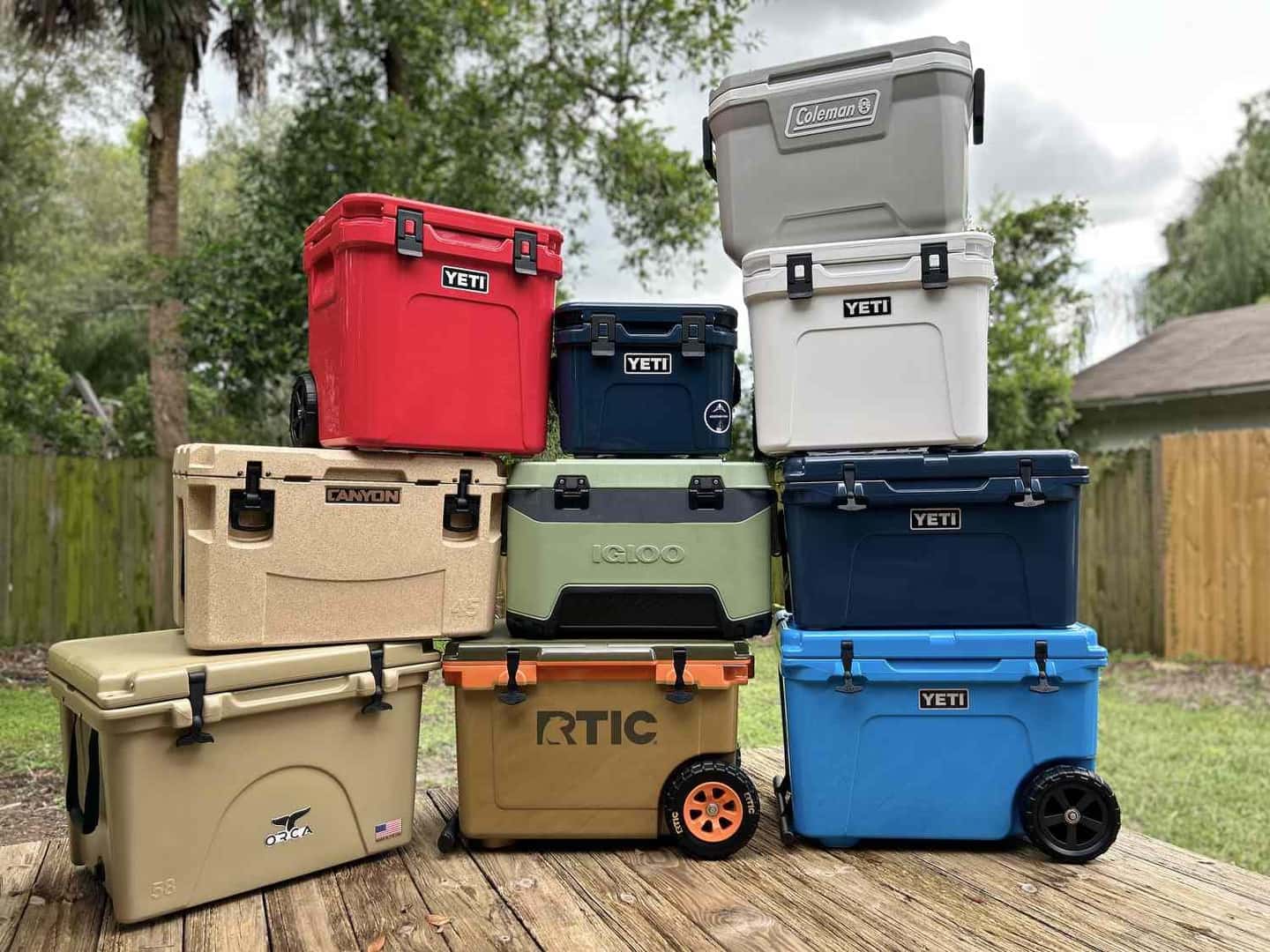 Different types of cooler models