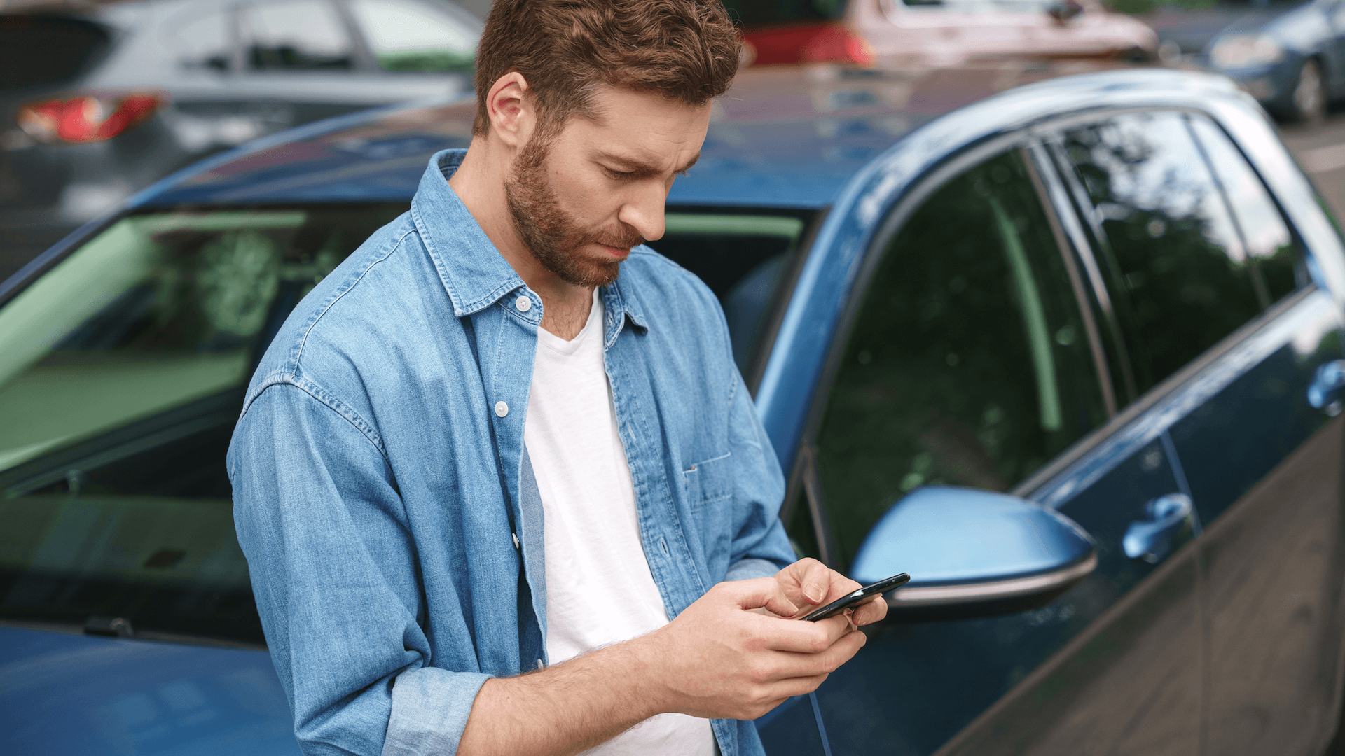 Waiting to sell car