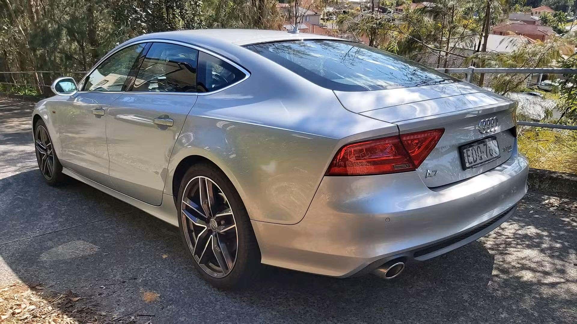 The Nice Exterior Of The 2014 Audi A7, Parked In A Driveway