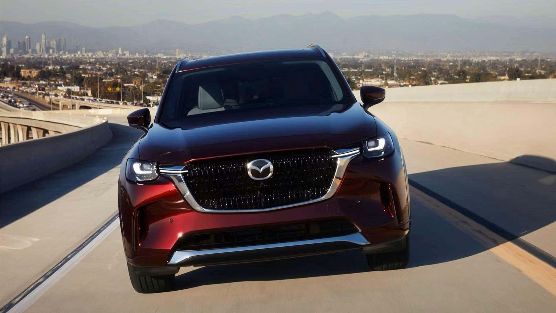 The Gorgeous, Fuel-Efficient, And Reliable 2024 Mazda CX90 Hybrid, Driving Down The Twisting Highways