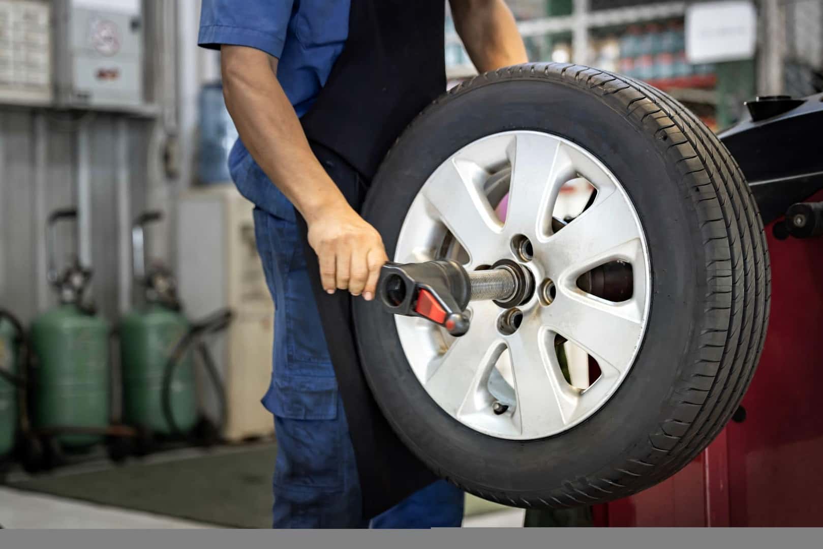 An Example Of A Front Wheel Alignment Adjustment