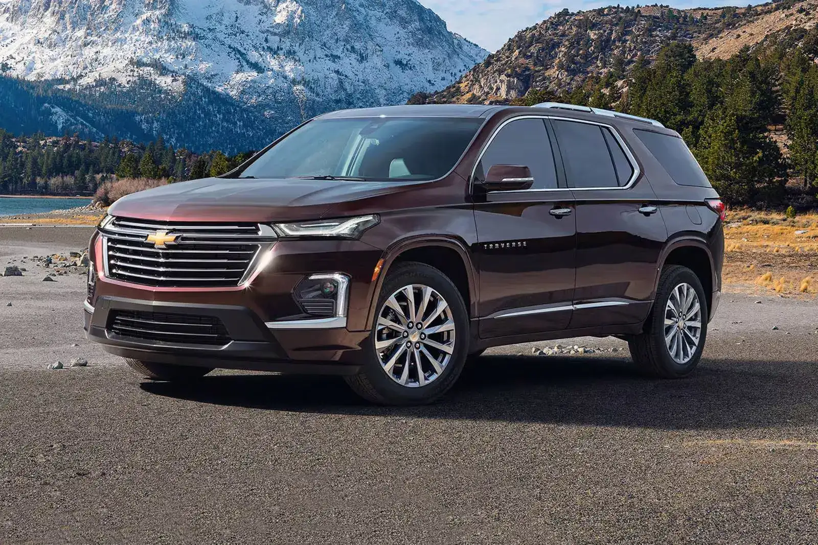 2022 Chevrolet Traverse Black Cherry Metallic