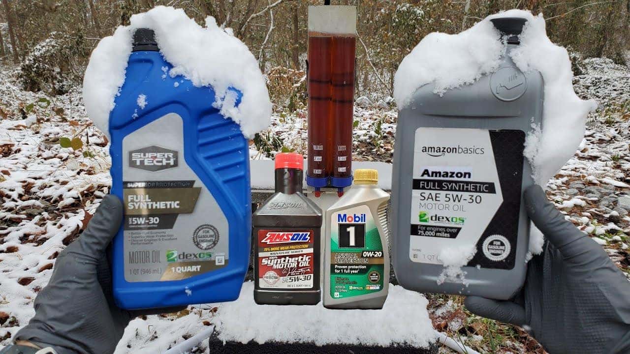 Winter motor oil