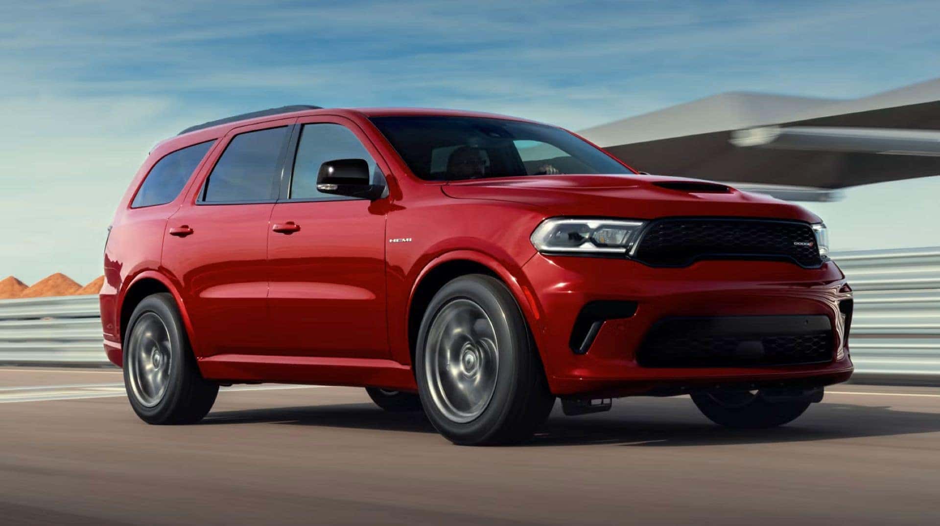 The Sexy Red 2025 Dodge Durango, Driving On The Highway With Chill