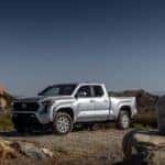 The Well-Built And Technologically Advanced 2025 Toyota Tacoma, Parked On Rough Terrain