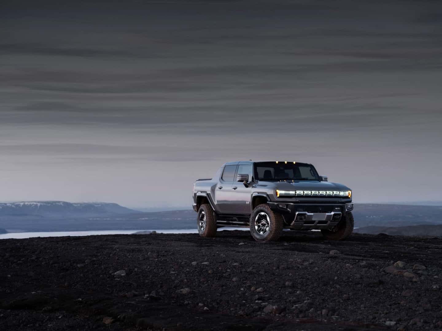 The Fantastic Front Three-Quarters Of The Fabulous GMC Hummer EV
