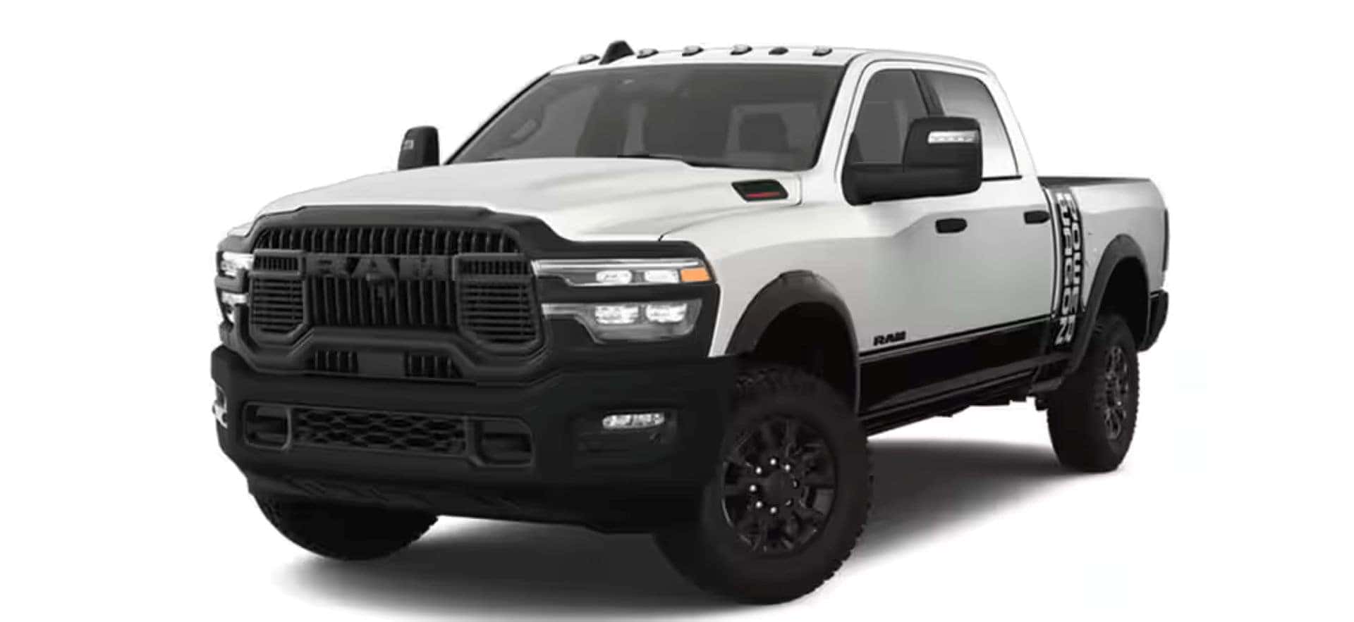 The White And Admirable Ram Power Wagon, Parked In A White Room