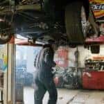 Car on Lift Repair