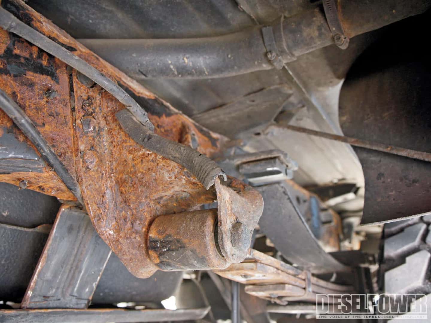 Rust Build Up underneath Truch
