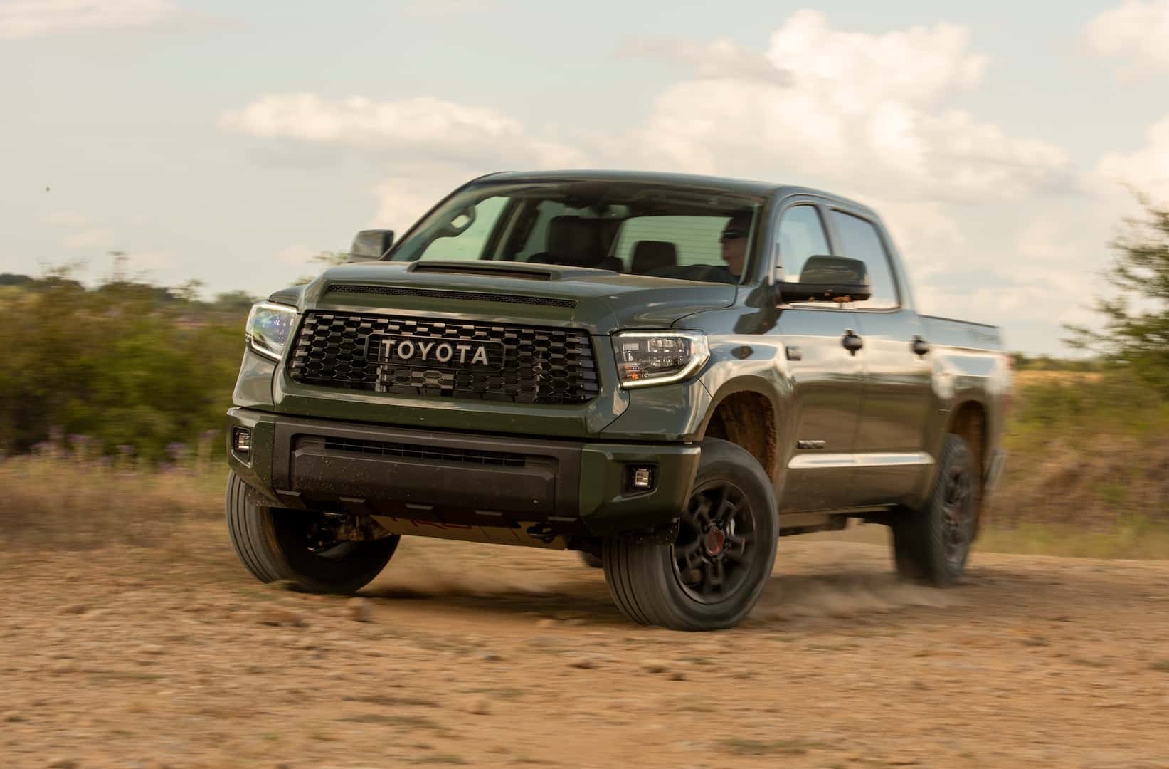 Toyota Tundra TRD in Pro Army Green