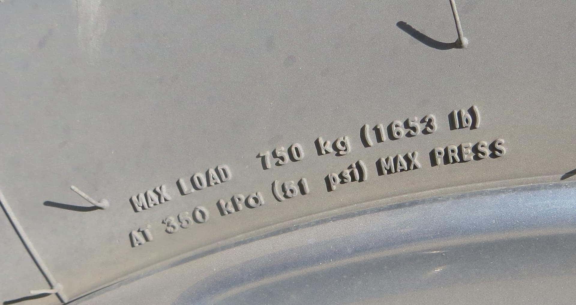 Tire Max Load