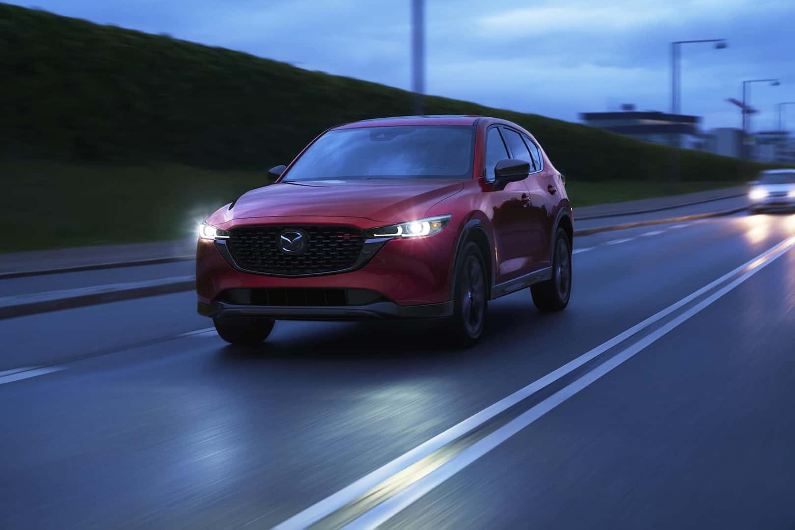 2022 Mazda CX in Motion at Night