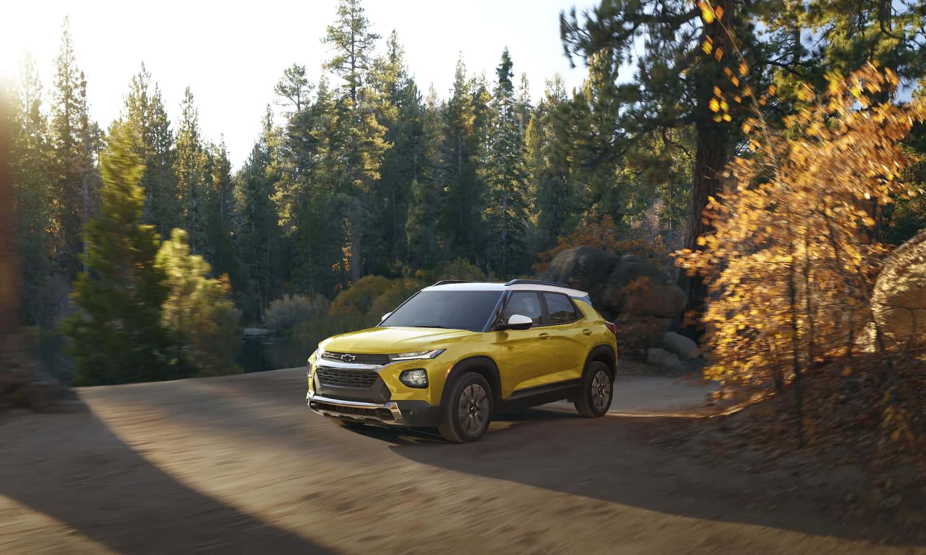 2023 Chevrolet Trailblazer in the Woods