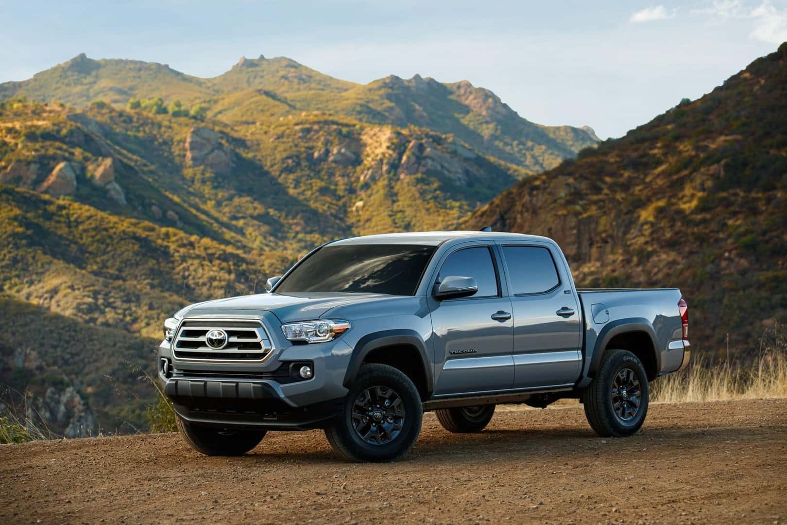 The Dependable And Reliable 2021 Toyota Tacoma Trail Edition, Driving On Dirt Roads Past Gorgeous And Lush Landscapes