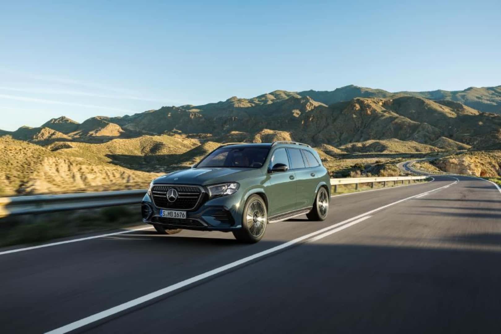 The Iconic And Well-Crafted Mercedes-Benz GLS Driving On The Highways With Luxury