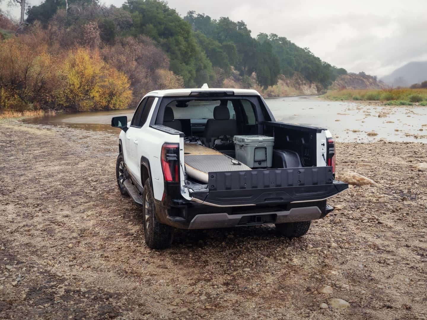 2026 GMC Sierra EV Tailgate View